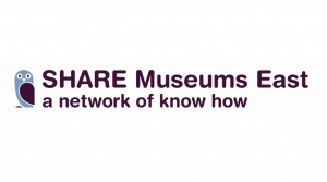The logo of SHARE Museums East