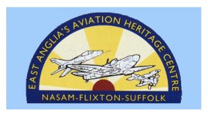 The logo of Norfolk and Suffolk Aviation Museum