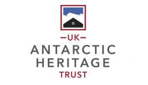 The logo of the UK Antarctic Heritage Trust